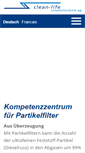 Mobile Screenshot of clean-life.ch